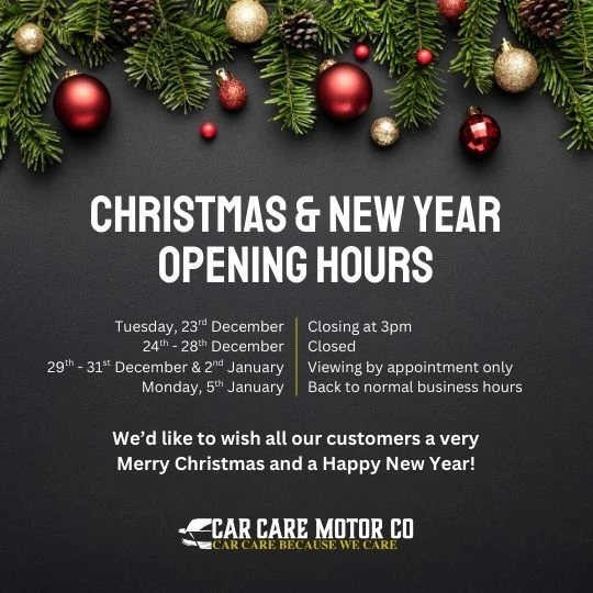 Christmas Opening Hours